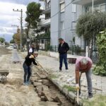 Burhaniye’de Fen İşleri Ekipleri Sahada Çalışmalarını Sürdürüyor