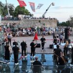 Hıdırlık Kulesi’nde gün batımı ve müzik keyfi yaşandı