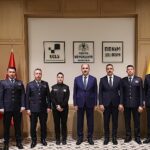Konya İtfaiye Teşkilatı Heyeti İtfaiye Haftası Vesilesiyle Başkan Altay’ı Ziyaret Etti