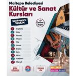 Maltepe Belediyesi’nin kültür ve sanat kurslarına kayıtlar başladı